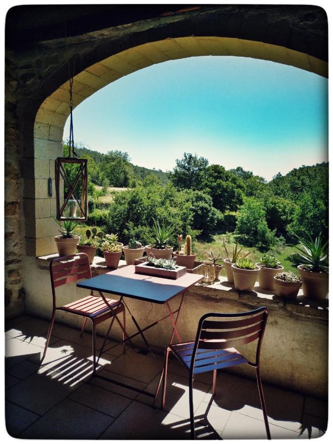 Hélianthy- Gîte 10 personnes en Sud Ardèche Sanilhac  Extérieur photo