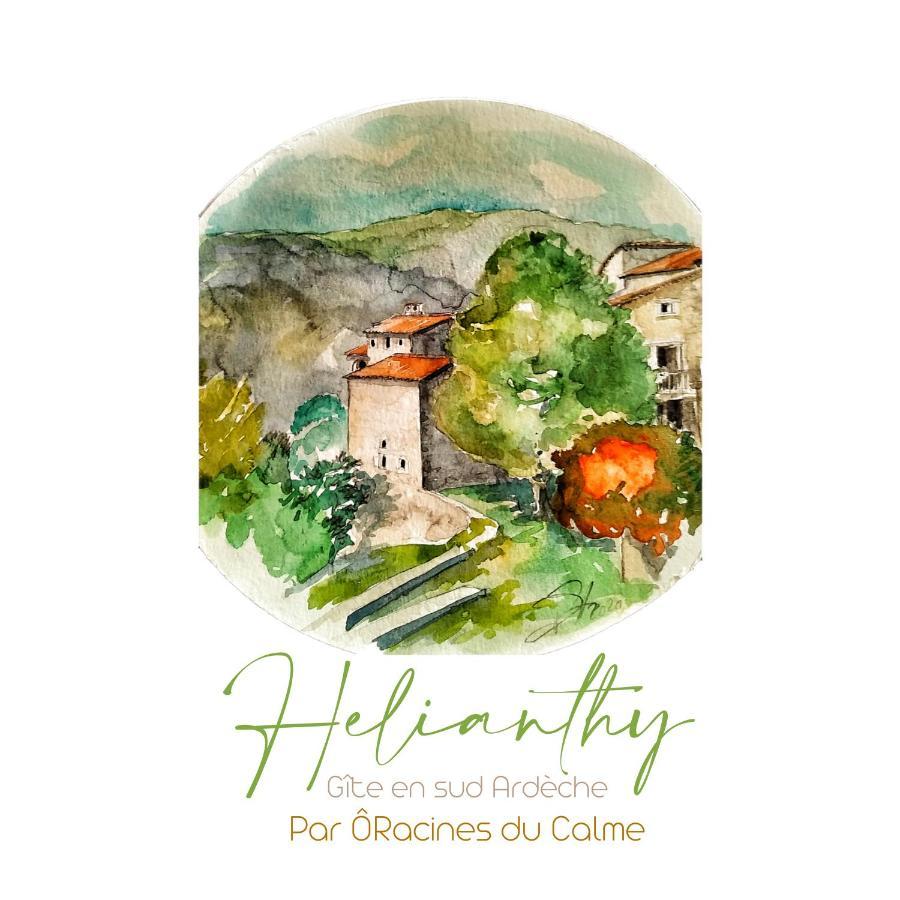 Hélianthy- Gîte 10 personnes en Sud Ardèche Sanilhac  Extérieur photo